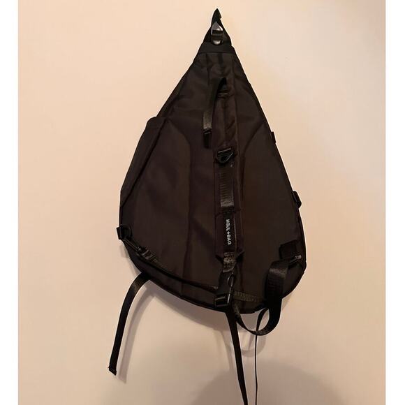 HGUL+Bag Adjustable Strap Pockets Black Crossbody Sling Bag Travel Outdoor - Picture 2 of 9